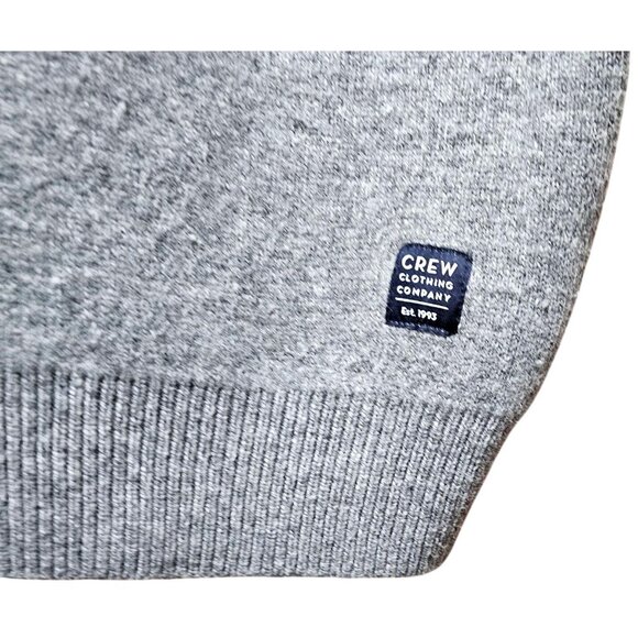 Crew Clothing Company Mens XL Grey & Navy Crew Neck Sweater - Picture 3 of 8